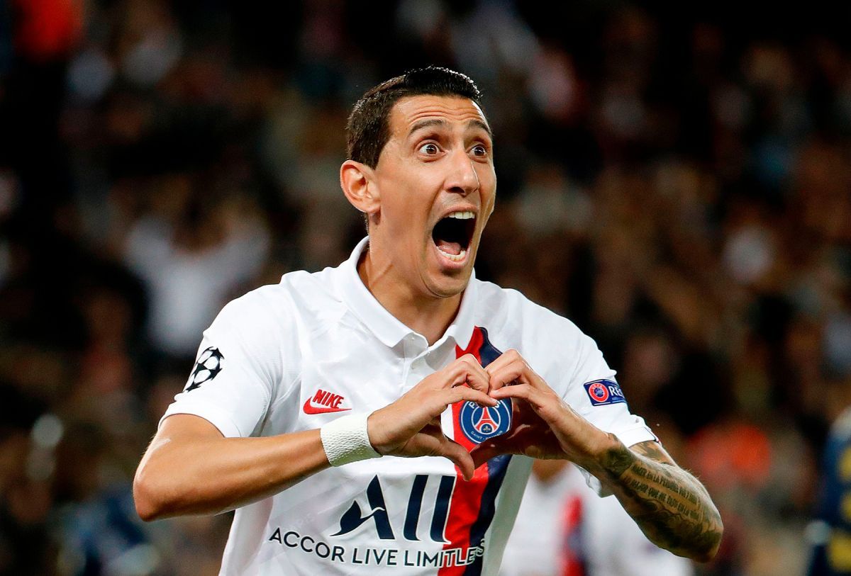 Con un gran partido de Di María, PSG goleó al Angers y quedó a un paso del título de la Ligue 1