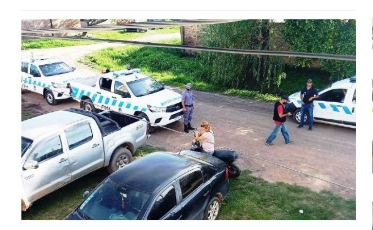 La policía secuestró armas tras detener a un gendarme en Pirané